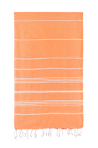 Turkish Towel Co Orange Classic Original Turkish Towel