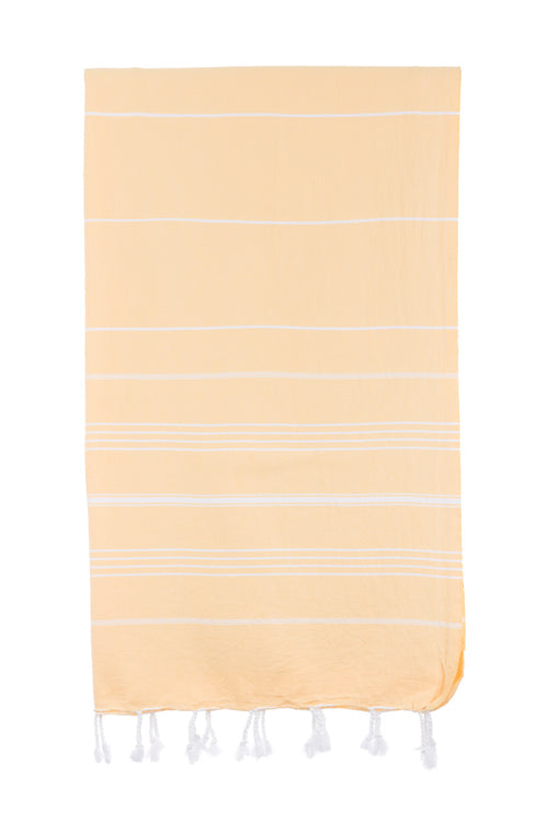 Classic Buttery Yellow Turkish Towel