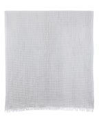 Waffle Pearl Grey Turkish Towel