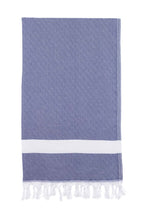 Diamond Navy Blue Turkish Towel