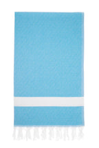 Turkish Towel Co Diamond Turquoise 