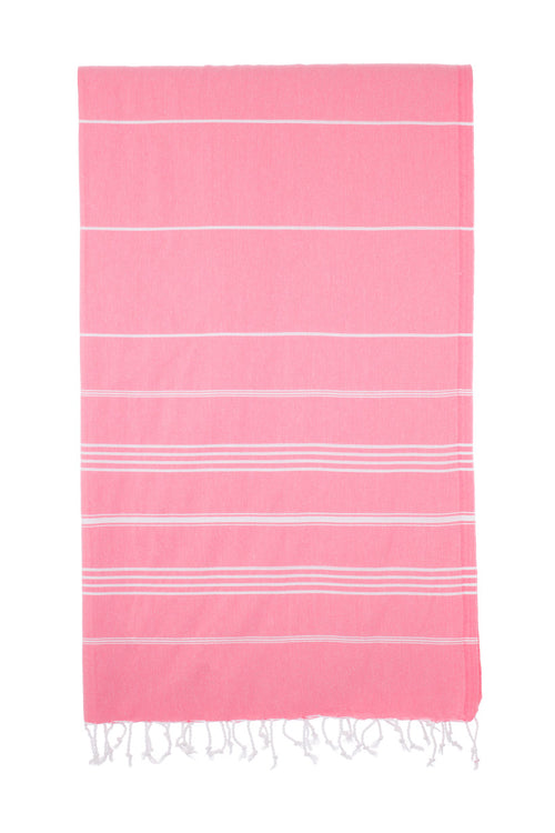 Turkish Towel Co Pink Cotton Turkish Towel 100% Cotton Online